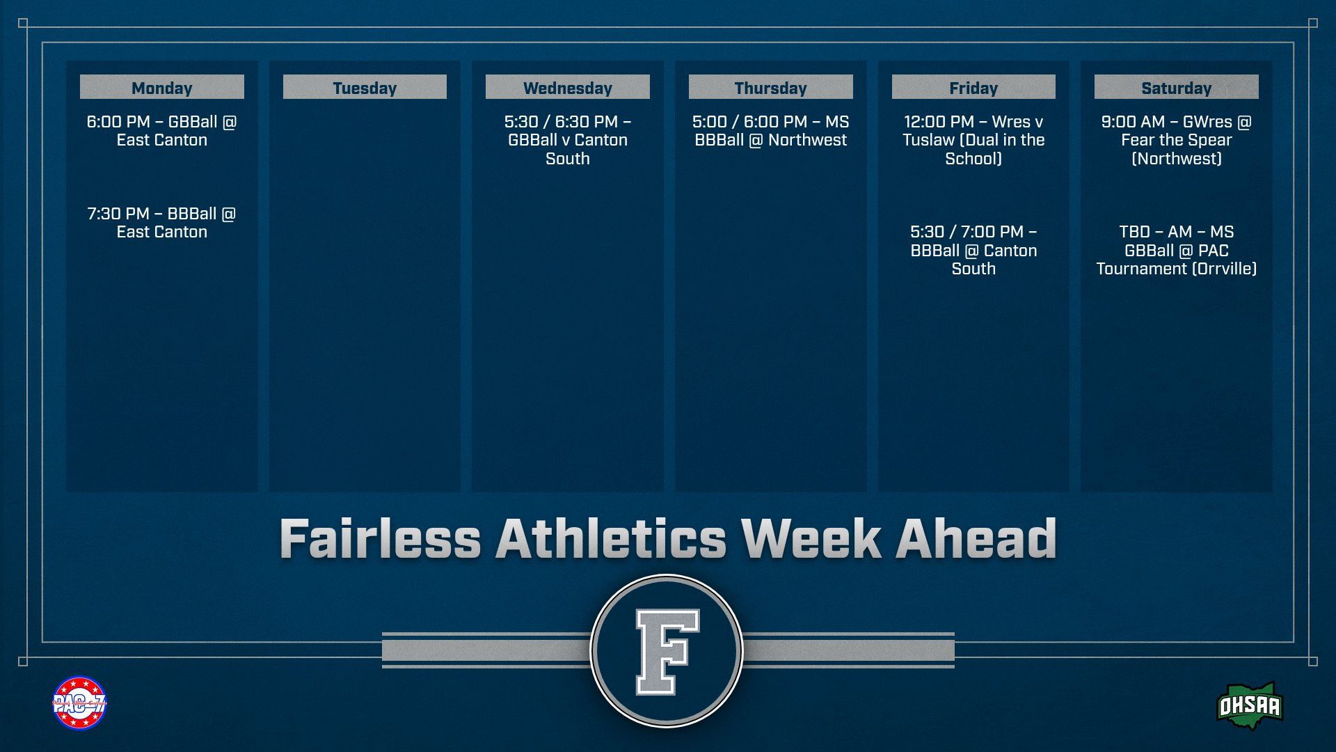 Multi Format Week Ahead Landscape 18